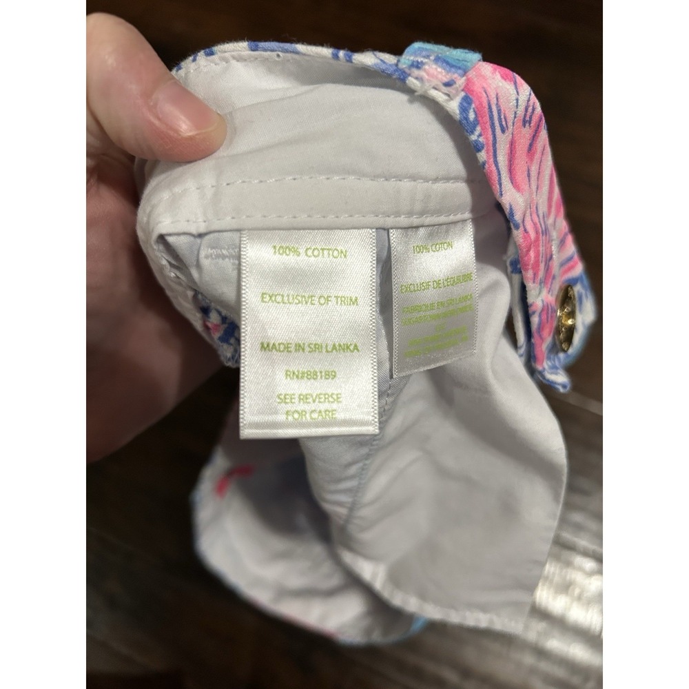 Lilly Pulitzer Blue Haven Raising Shell Walsh Shorts Size 4 - Picture 3 of 4